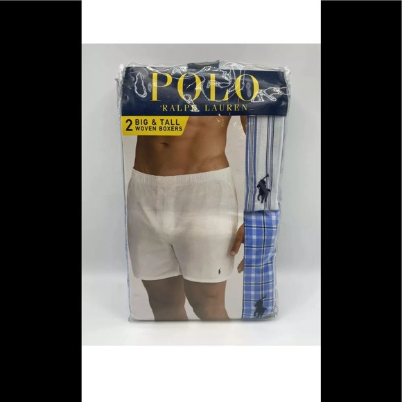 Polo Ralph Lauren Other - Polo Ralph Lauren Big & Tall 4XL Classic Fit Woven Boxers - 2 Pack